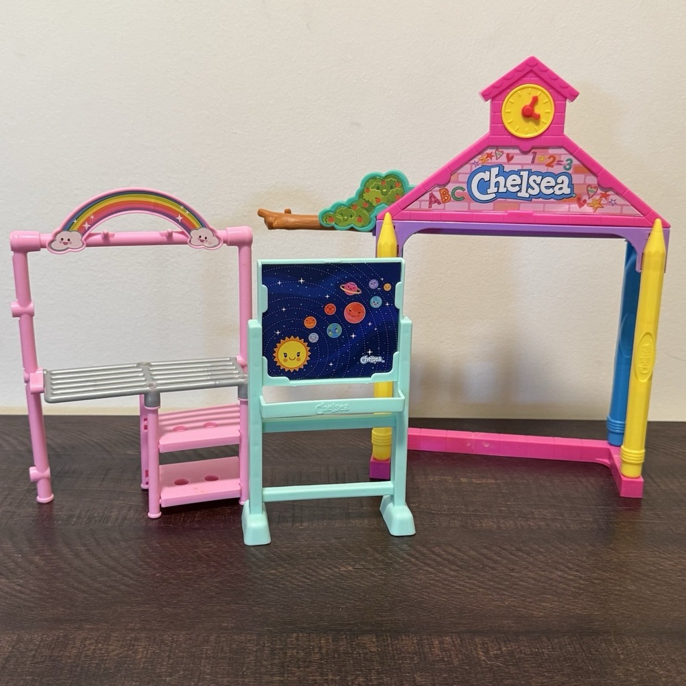 Barbie Club Chelsea School Playset Replacement Pieces - Mattel